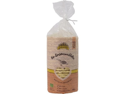 [90187908 1256007] Leib und Gut Bio Linsenwaffeln mit Salz 100 g
