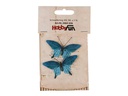 HobbyFun Streudeko Schmetterling Blau, 2 Stück