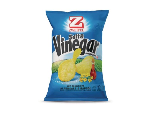 [90027910 723647] Zweifel Chips Original Salt &amp; Vinegar 175 g