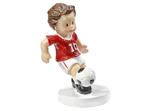 [90188068 1239182] HobbyFun Mini-Figur Fussballer Rot/Weiss, 5 cm