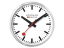 Mondaine Wanduhr Quartz Ø 25 cm, Silber
