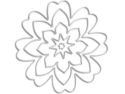 [90002789 1166604] Creativ Company Stanzschablone 0.5 - 8 cm, Blumen