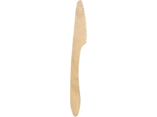 [90188470 1255447] BioPak Einweg-Messer 100 Stück, Hellbraun
