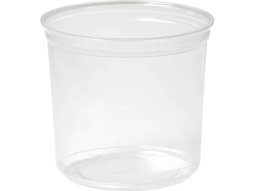 [90188474 1255426] BioPak Salat-Schale Crystal 750 ml, 35 Stück