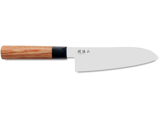 [90188558 1201762] Kai Santokumesser Red Wood Braun