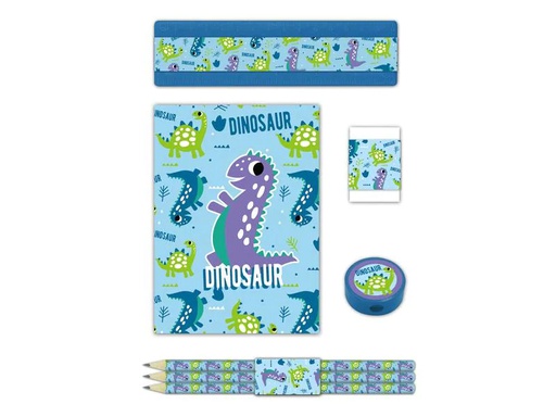 [90188618 1249288] Roost Schreibset Dinosaurier 7-teilig