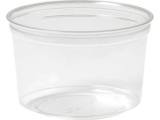 [90188627 1255425] BioPak Salat-Schale Crystal 500 ml, 35 Stück