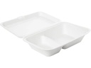 BioPak Menübox 2-Teilung 770 ml, 50 Stück