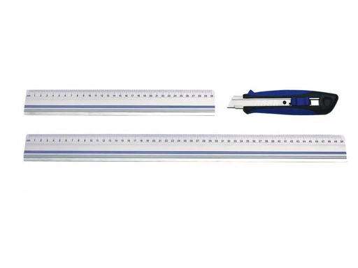 [90028255 112597] WEDO Lineal aus Aluminium, 30 cm