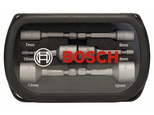 [90002813 367978] Bosch Professional Steckschlüssel-Set 1/4 Aufnahme 6-teilig