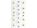 Artoz Motivsticker Blume 1 Blatt, Creme