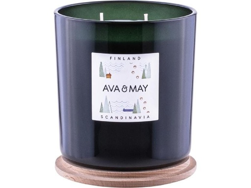 [90189276 1221006] AVA &amp; MAY Duftkerze Finnland Gross, 500 g
