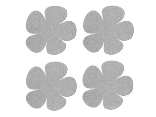 [90028579 920541] d-c-table Tischtuchbeschwerer  Flower 4.8 cm x 4.8 cm, Grau