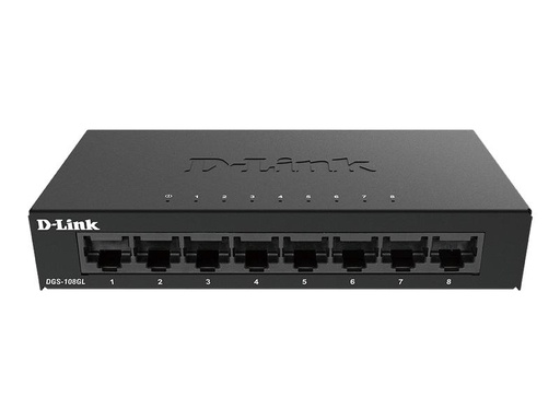 [90191219 1252253] D-Link Switch DGS-108GL/E 8 Port