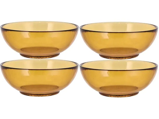 [90191251 1262908] Bitz Schüssel Kusintha 20 cm, 4 Stück, Bernstein