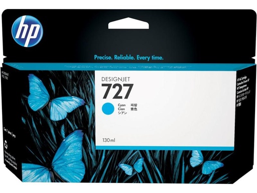 [90028727 365128] HP Tinte Nr. 727 (B3P19A) Cyan