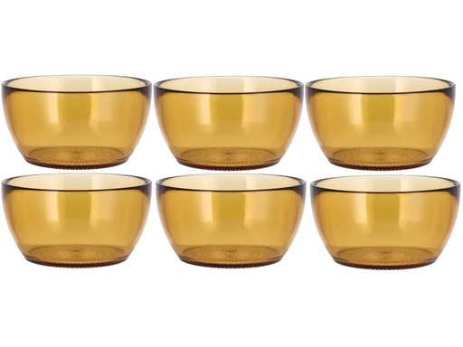 [90191517 1262904] Bitz Schale Kusintha 12 cm, 6 Stück, Bernstein