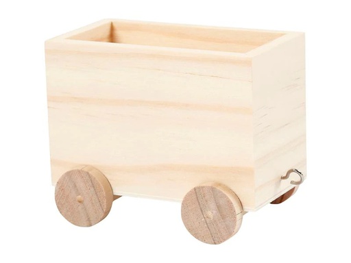 [90191528 1237108] Creativ Company Holzartikel Anhänger für Holzzug 1 Stück