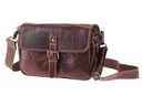 Alpenleder Kamera-Tasche Presse Braun