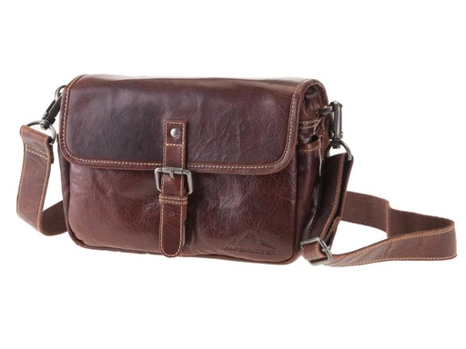 [90028741 565333] Alpenleder Kamera-Tasche Presse Braun