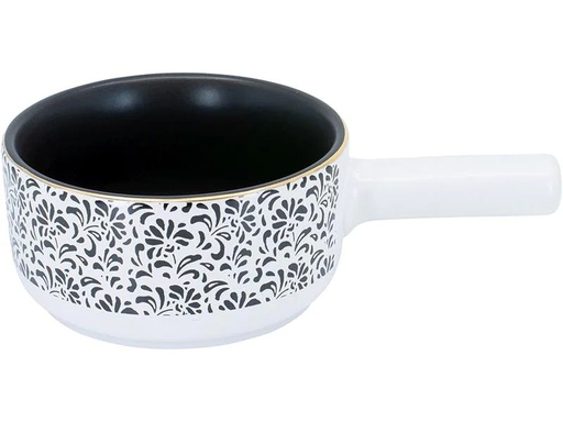 [90191636 1265623] Kadastar Fondue-Caquelon Floral Weiss
