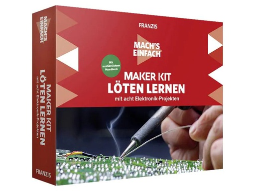 [90191800 1258068] Franzis Maker Kit Löten lernen Deutsch