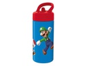 Amscan Trinkflasche Super Mario 410 ml, Blau