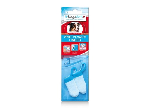 [90028777 560817] bogar Anti-Plaque Finger für Welpen, 2 Stück