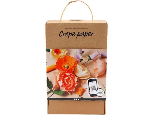 [90192008 1231038] Creativ Company Bastelset Krepppapier Lernset 15-teilig