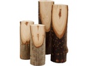 Creativ Company Holzartikel 8+12 x 2.5-3.5 cm 4 Stück