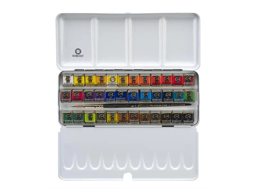 [90192165 1264040] Rembrandt Aquarellfarbe Water colour box 36 Näpfchen, Mehrfarbig
