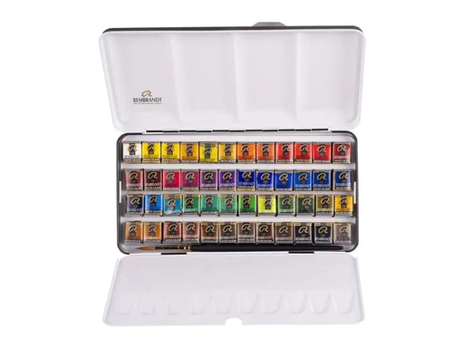 [90192173 1264041] Rembrandt Aquarellfarbe Water colour box 48 Näpfchen, Mehrfarbig