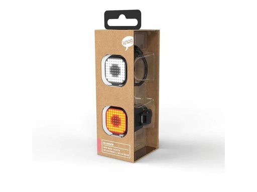 [90193332 1231687] knog. Velolampe Blinder Mini Square Lichtset