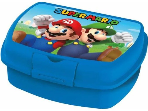 [90193349 1260797] Amscan Lunchbox Super Mario Blau