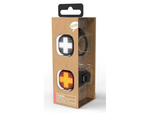[90193428 1231686] knog. Velolampe Blinder Mini Cross Lichtset