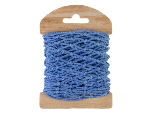 [90193621 1237432] HobbyFun Textilband Netzband 130 mm x 1 m, Blau