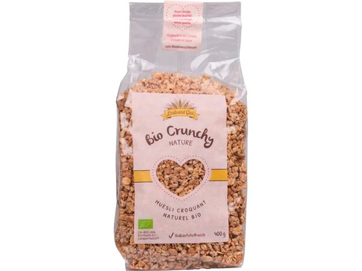 [90193716 1256022] Leib und Gut Müesli Bio Crunchy Nature 400 g