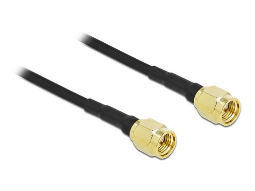 [90029040 1142934] Delock Antennenkabel LTE/5G, LMR/CFD100 SMA zu SMA, 2 m