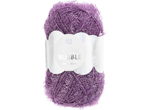[90194432 1267230] Rico Design Wolle Creative Bubble 50 g Violett