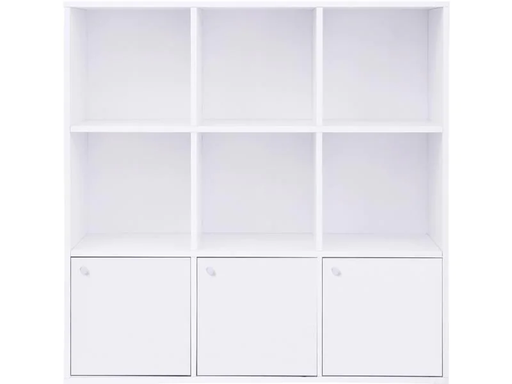 [90194518 1251470] VASAGLE Regal mit 9 Fächern 97.5 x 97.5 cm, Weiss