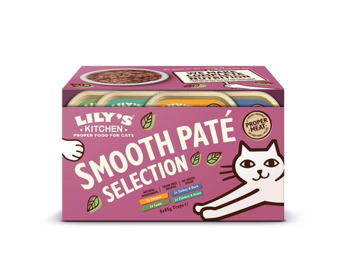 [90029112 1209347] Lily's Kitchen Nassfutter Multipack Smooth Paté Selction, 8 x 85 g