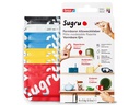 Sugru by Tesa Klebeknete 8 Stück,  Blau, Gelb, Grau, Rot, Schwarz