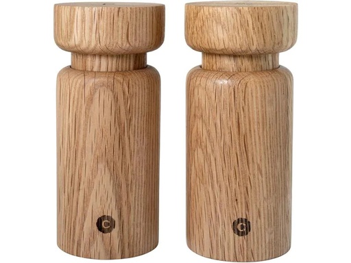 [90194941 1269762] Crush Grind Gewürzmühle Helsinki 2 Stück, 13 cm, Hellbraun