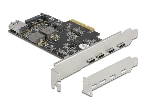 [90194989 1267146] Delock PCI-Express-Karte 90059 USB 3.1 Gen2 - 4x USB-C