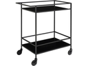 House Nordic Bartrolley Vita 79 x 68 cm, Schwarz