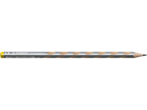 [90029165 1129283] STABILO Bleistift EASYgraph S Metallic Linkshänder, Silber