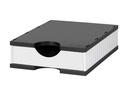 Styro Schubladenbox Styrodoc Uno Weiss/Schwarz