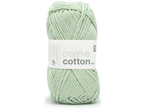 [90029184 1156789] Rico Design Wolle Creative Cotton Aran 50 g, Aquamarin