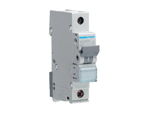 [90029194 889185] Hager Leitungsschutzschalter 1 polig 6kA C-25A 1M