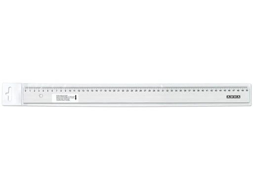 [90029308 885526] Arda Lineal Alu Profil 50 cm, mit Schneidekante